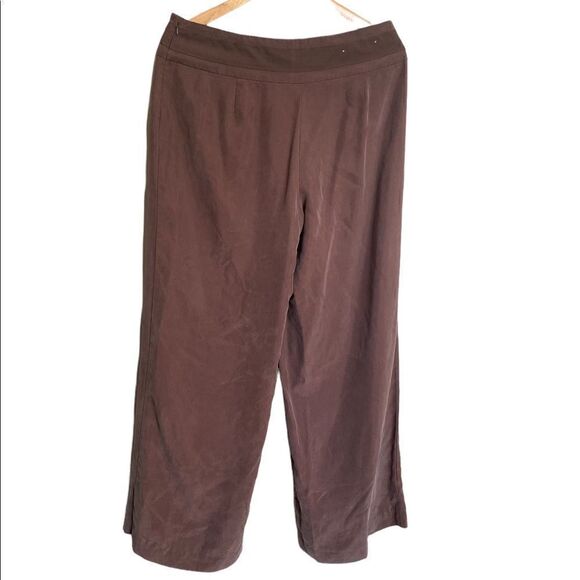 Forth & Town Silk Pants Brown Size 12 - Picture 3 of 6